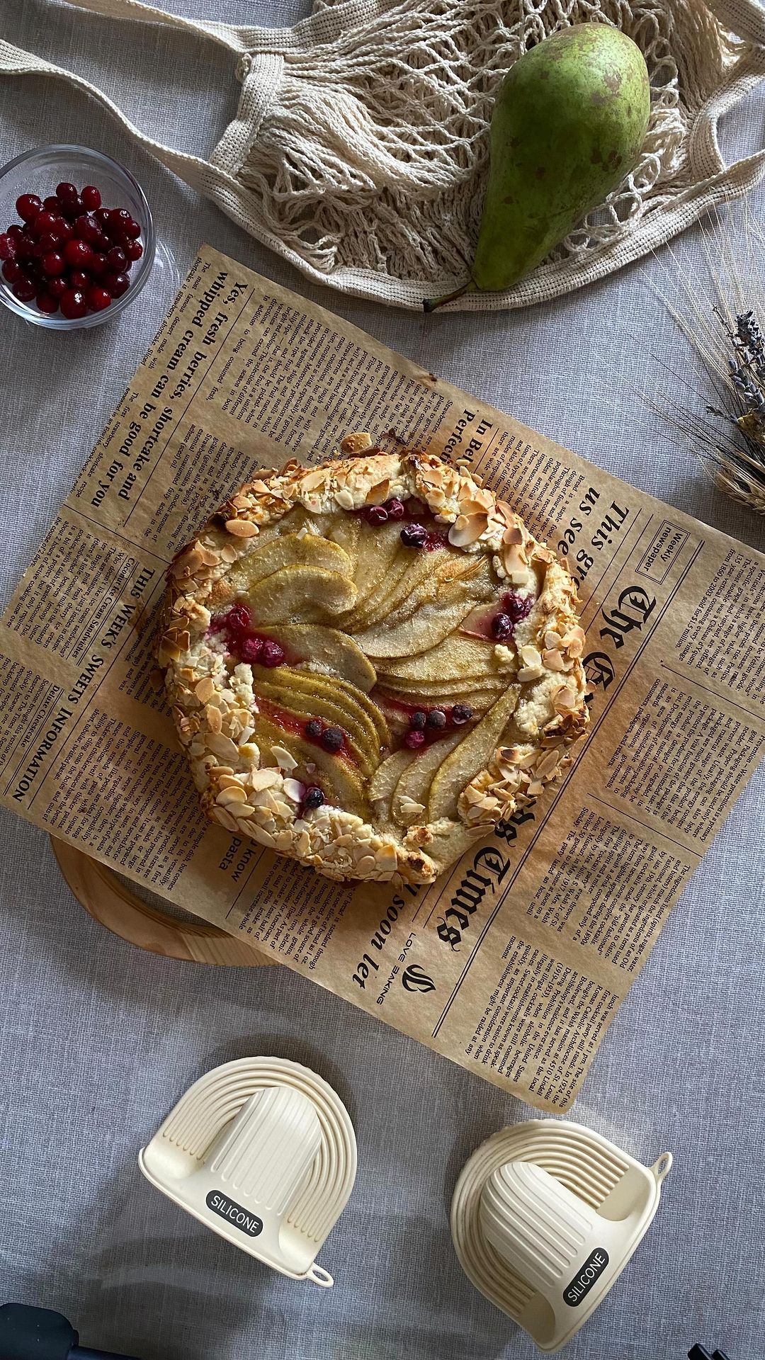 Almond Pear Galette Recipe