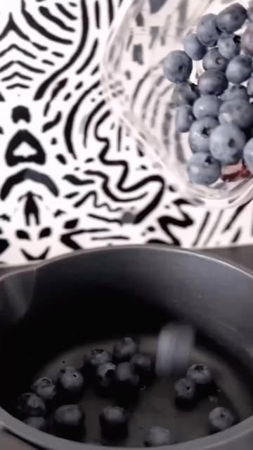 Blueberry Confit and Creamy Delight Recipe