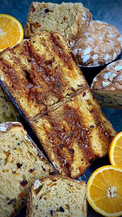 Caramel Orange Panettone for Easter Delight