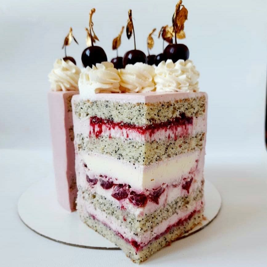 CHERRY & RASPBERRY CAKE