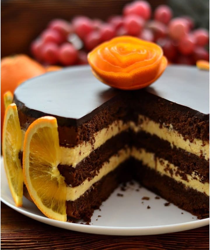 CHOCOLATE & ORANGE CAKE