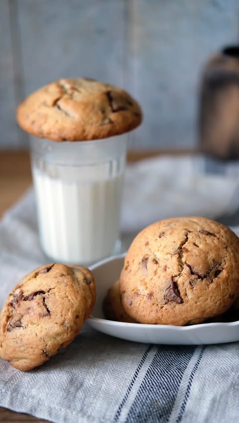 Deliciosos Cookies com Gotas de Chocolate