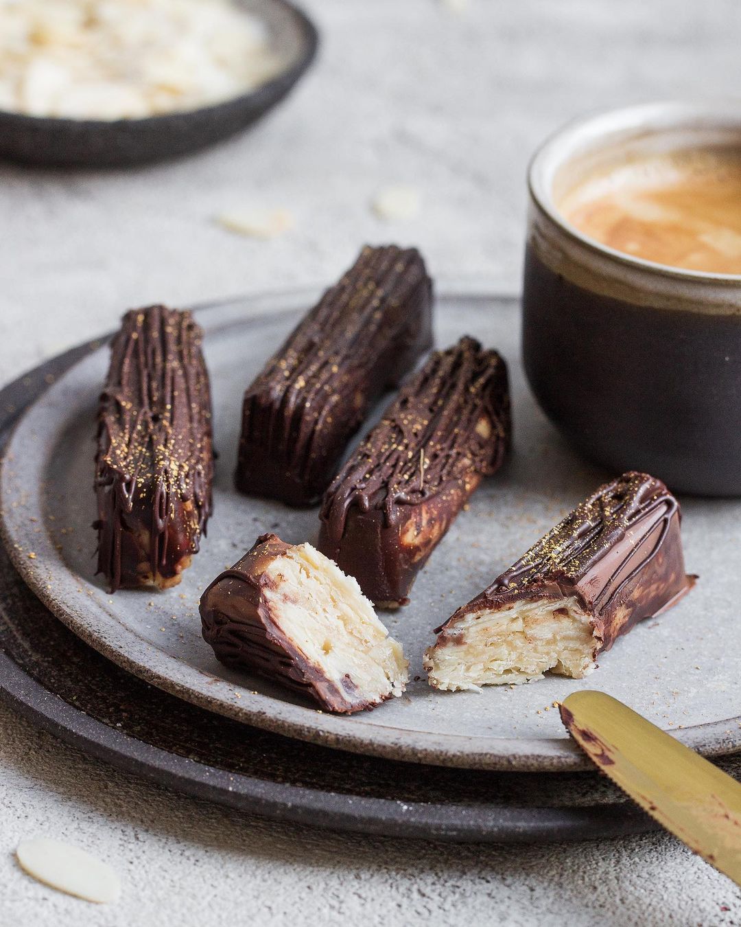 Chocolate florentines