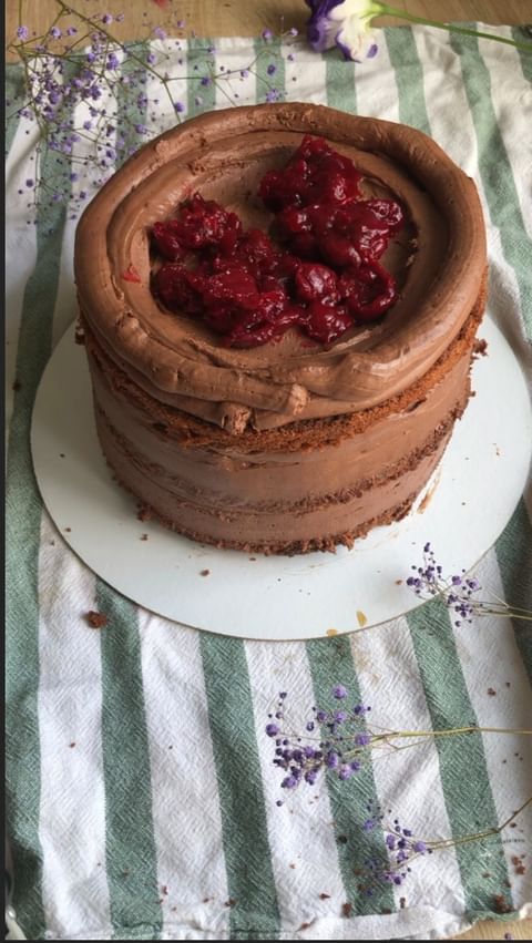 Decadent Chocolate Cherry Cake Recipe