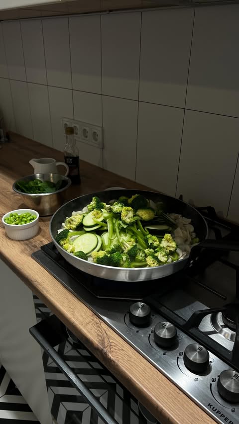 Delicious Green Soba Noodle Stir-Fry Recipe