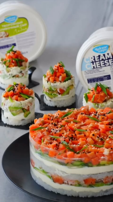 Delicious Philadelphia Sushi Cake Recipe