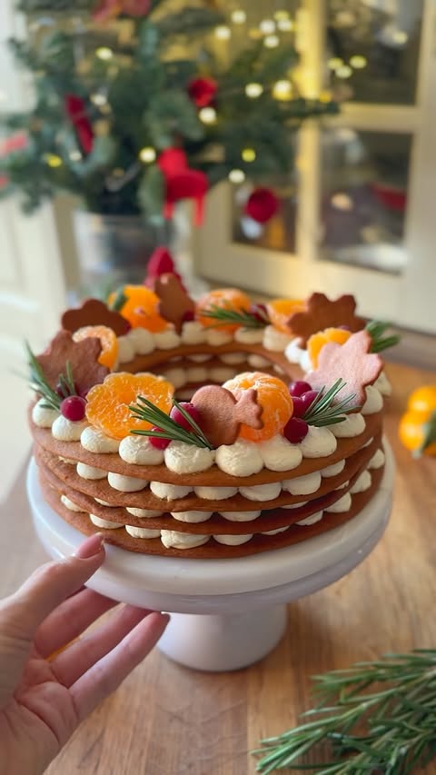 Delightful Eggless Honey Cake for New Year