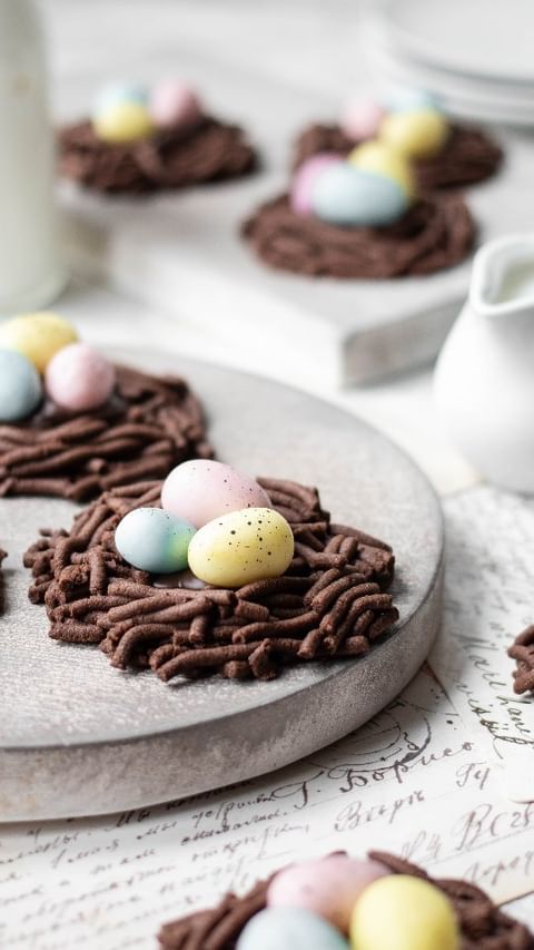 Easy Easter Cookie Nests Recipe