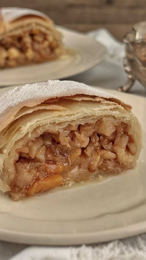 Easy Fruit Strudel with Phyllo Dough