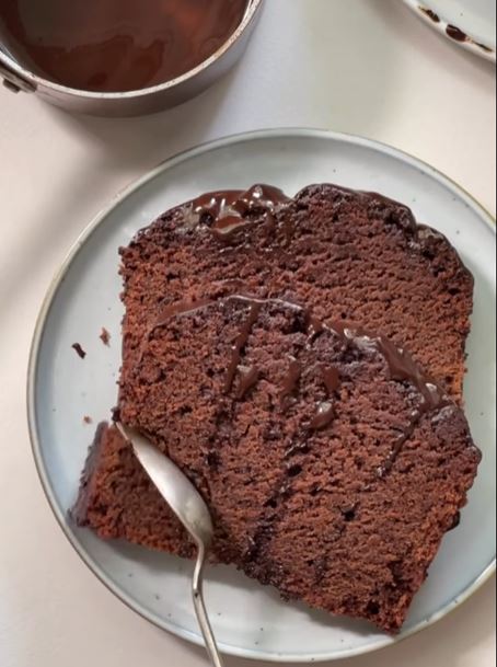 Extremely chocolate pound cake