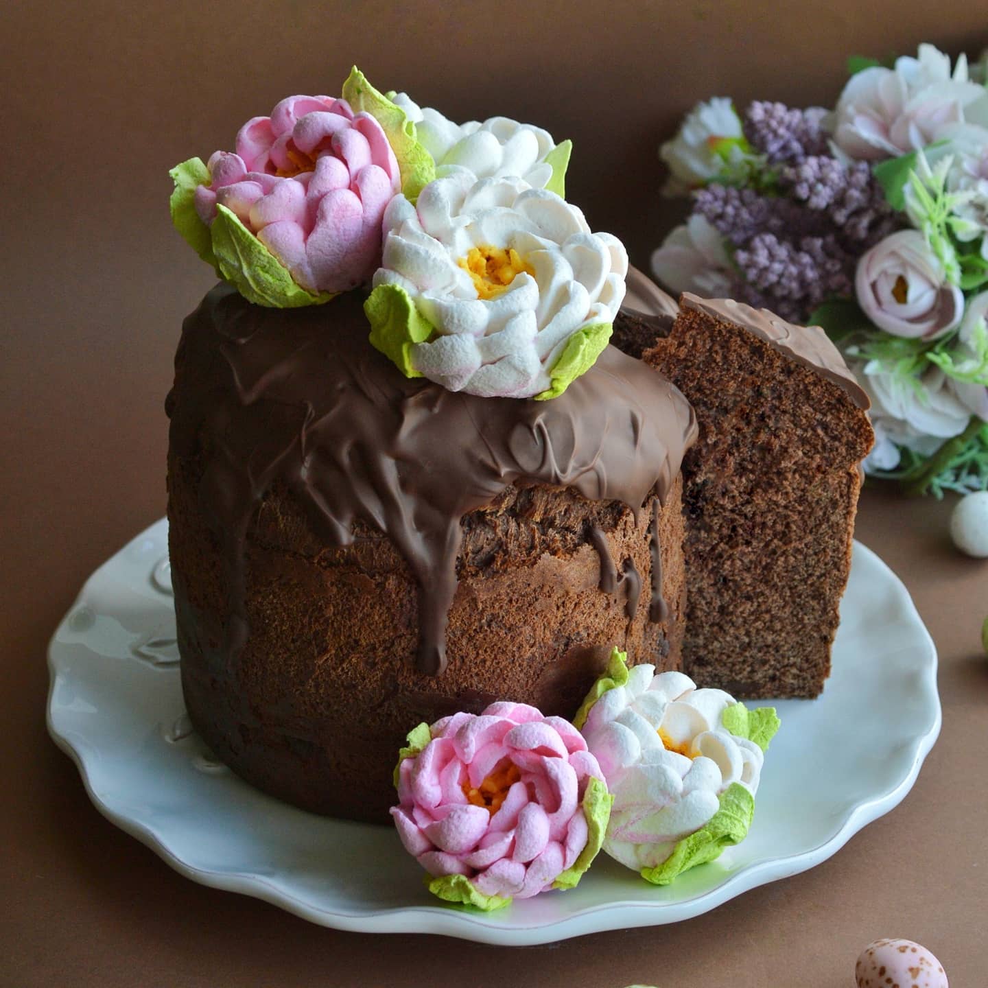 Fantastic chocolate Easter cake