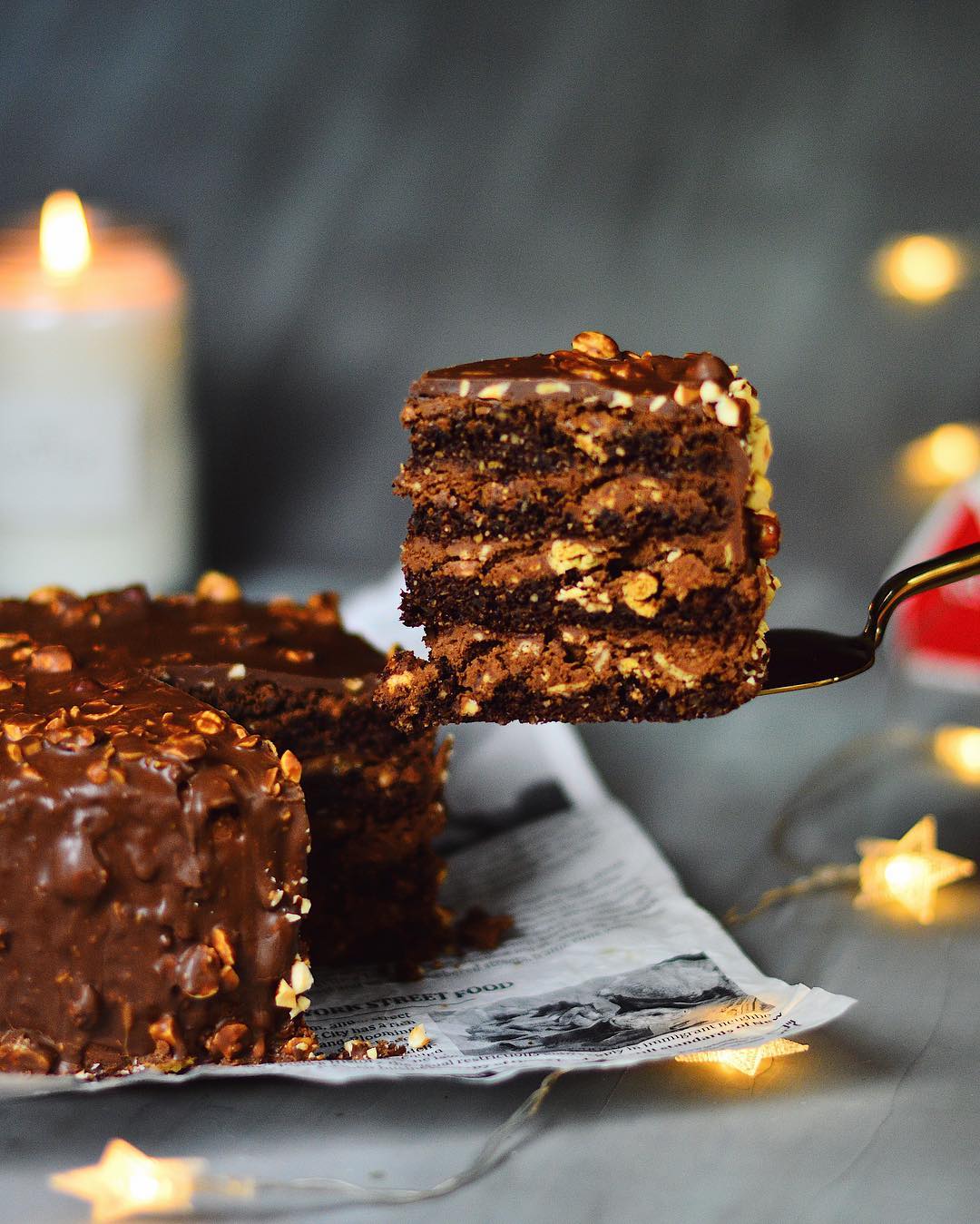 Ferrero Rocher cake