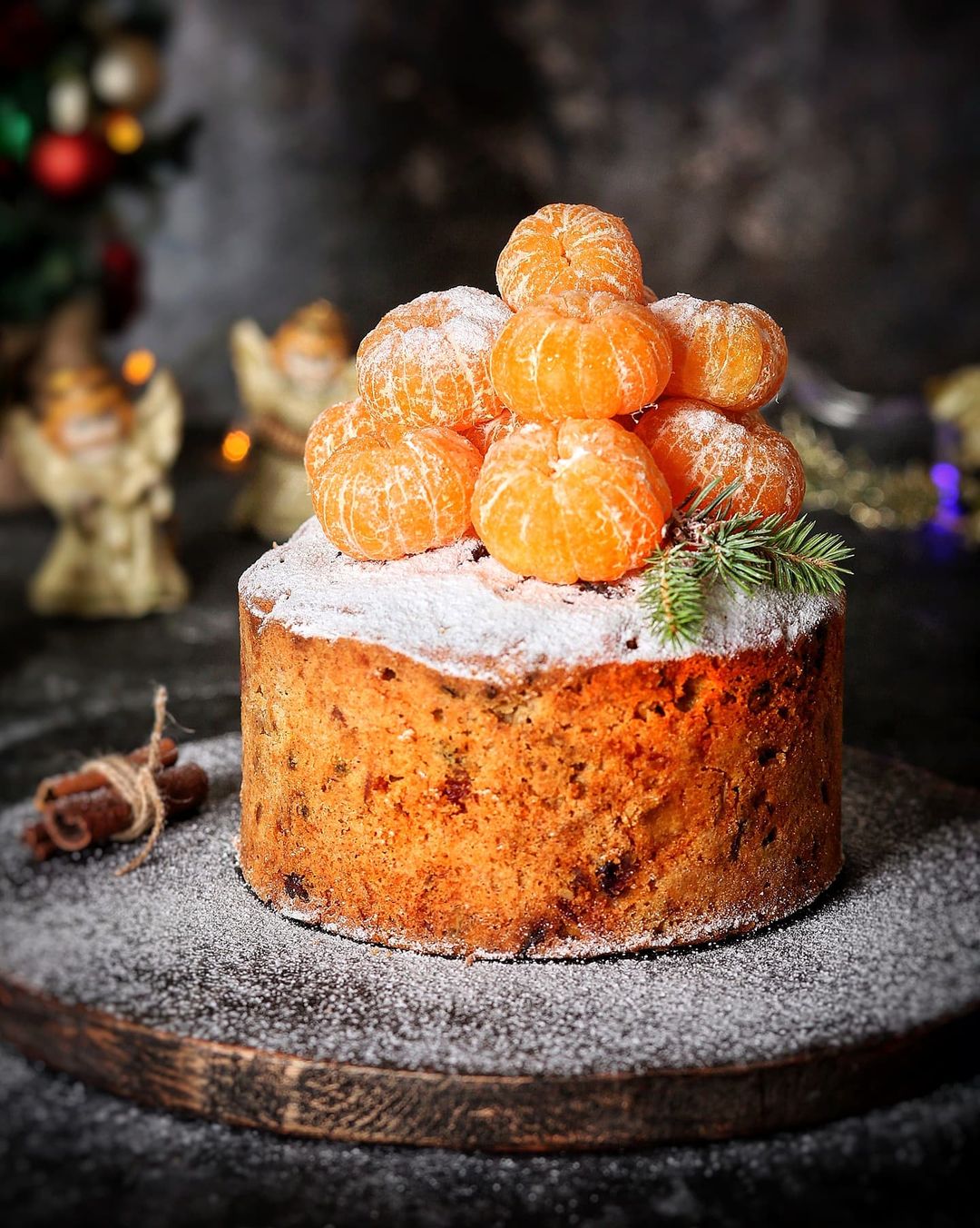 Flavorful orange & rum winter cake