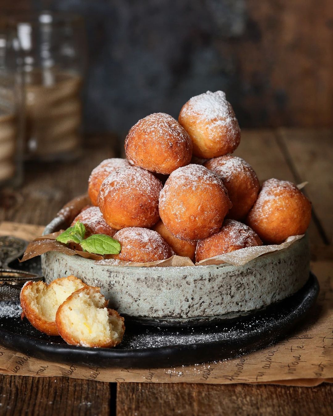 Fried cheese balls