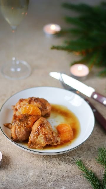 Ginger Mandarins Marinated Chicken Recipe