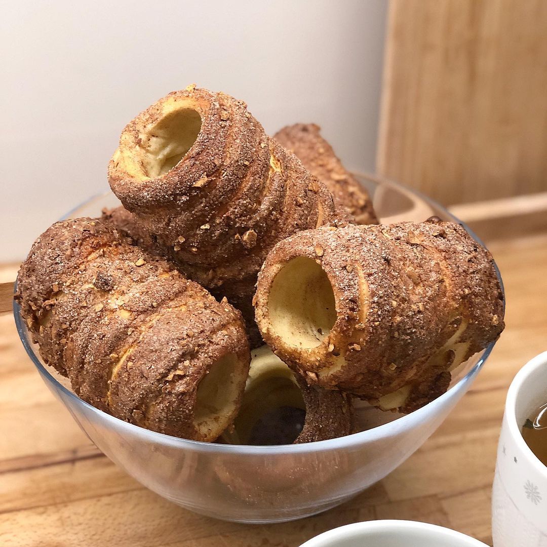 Homemade Chimney cake (Trdelnik)