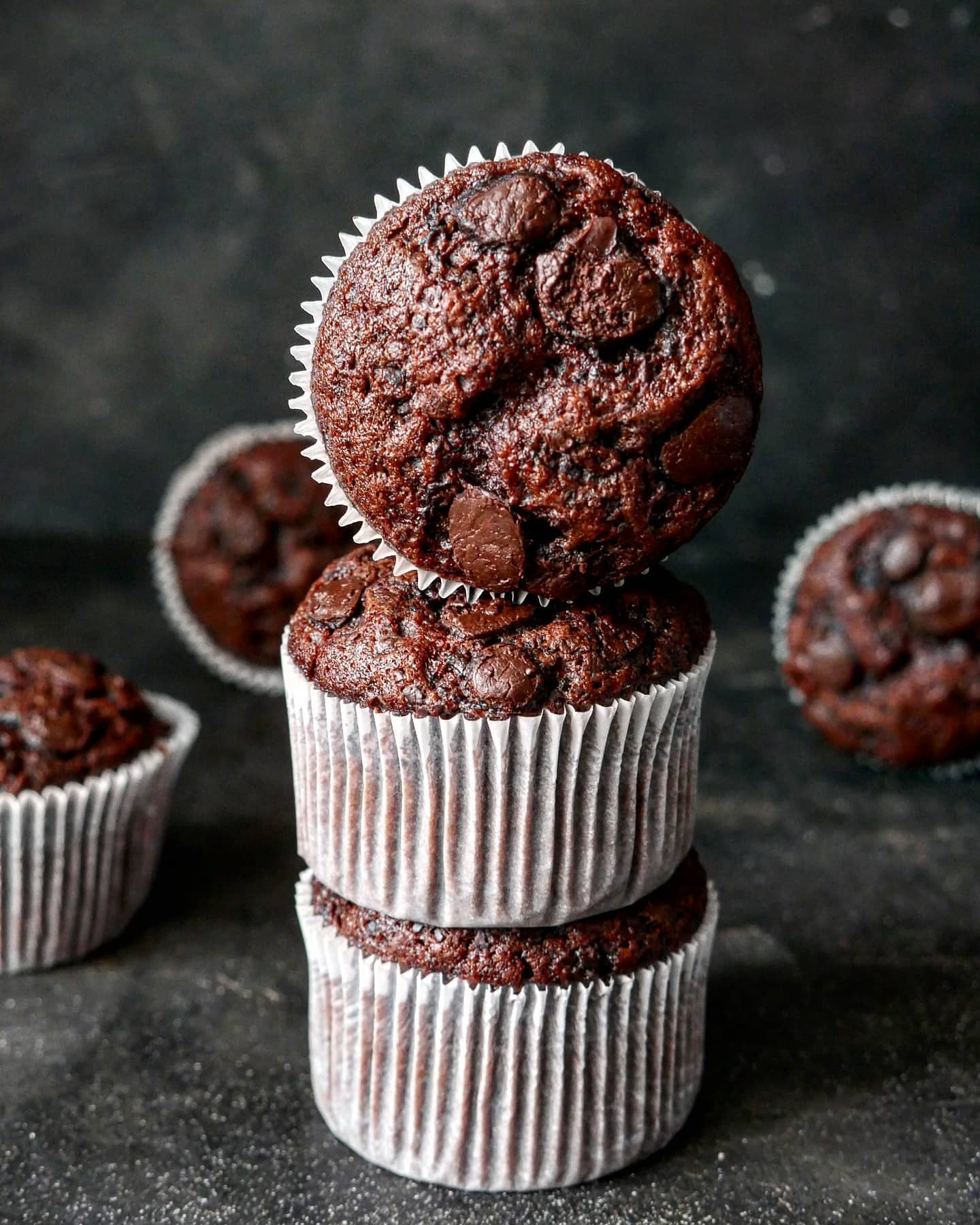 Lenten chocolate muffins