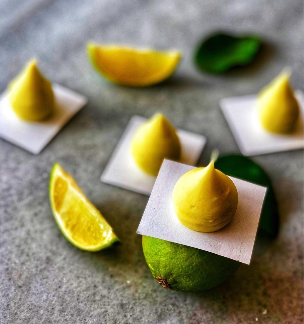 Lime & lemongrass ganache