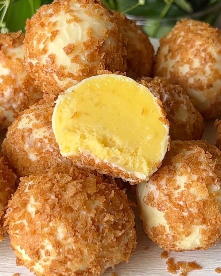 Mango & parmesan truffles