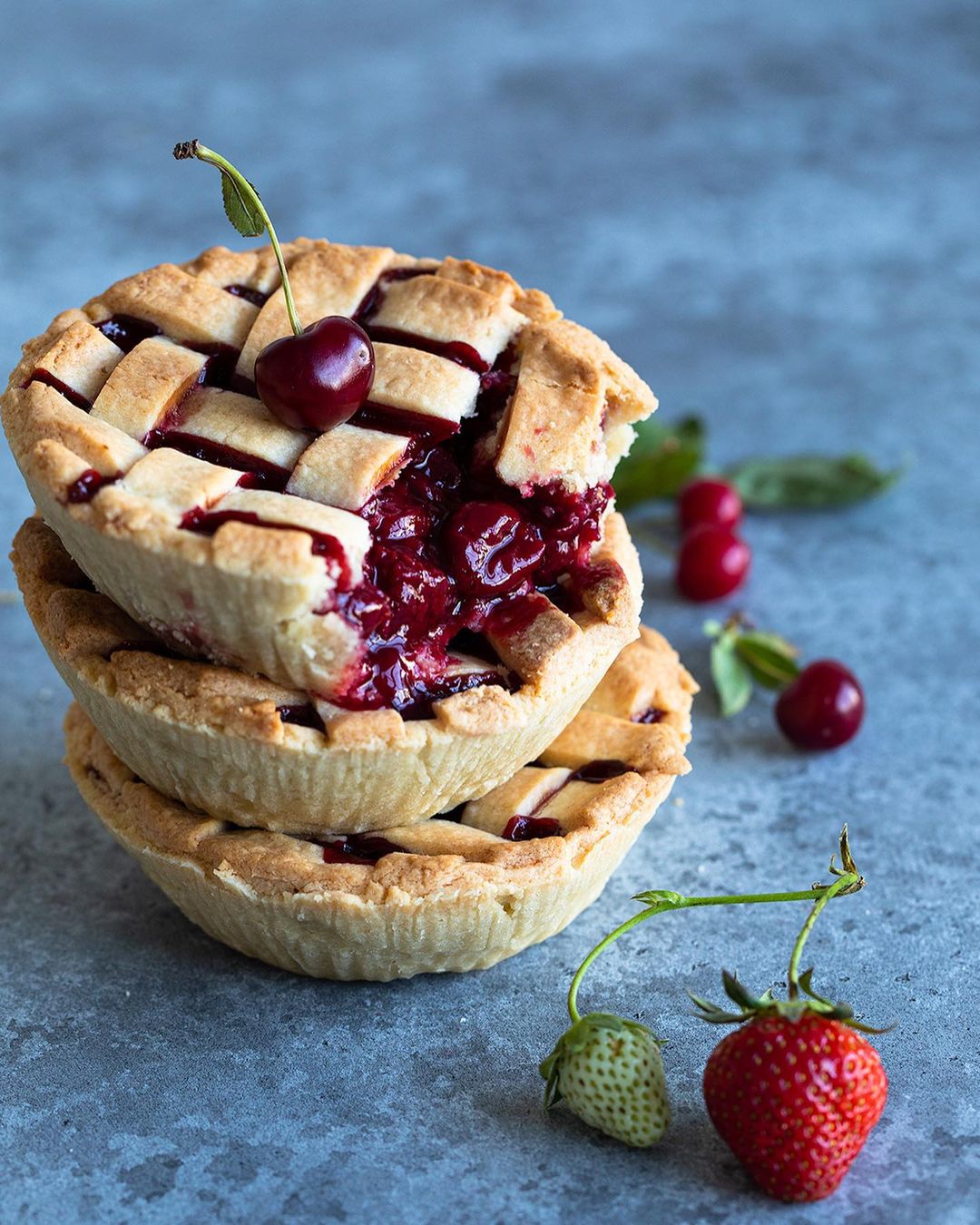 Mini berry pies