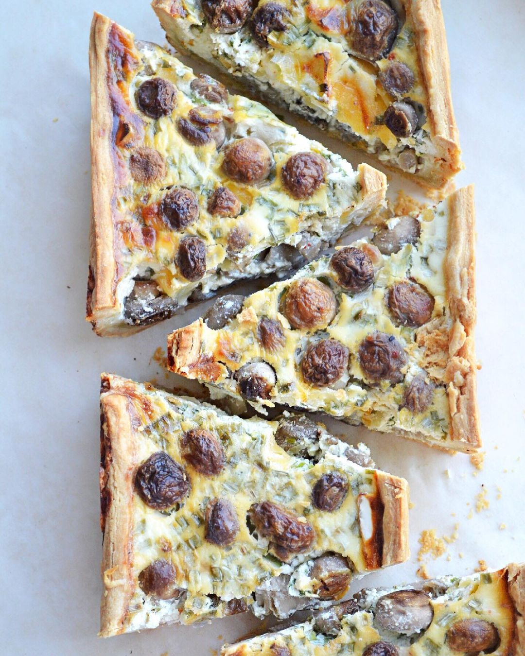 MUSHROOM QUICHE