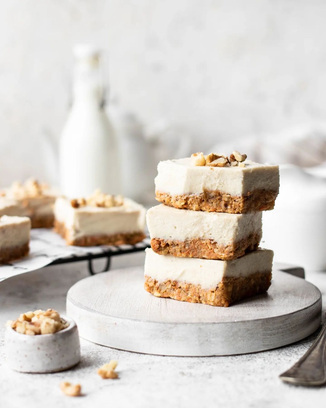 No bake carrot cashew cake