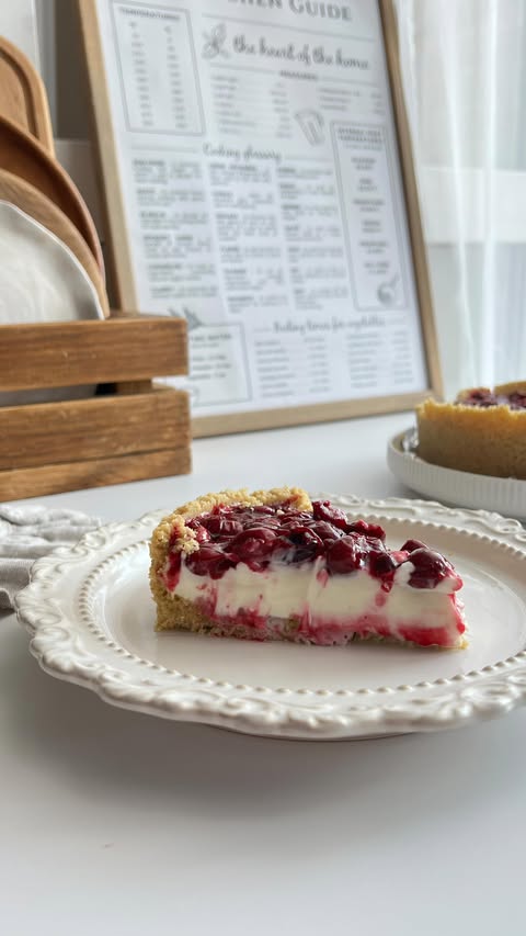 No-Bake Cherry Cheesecake Delight