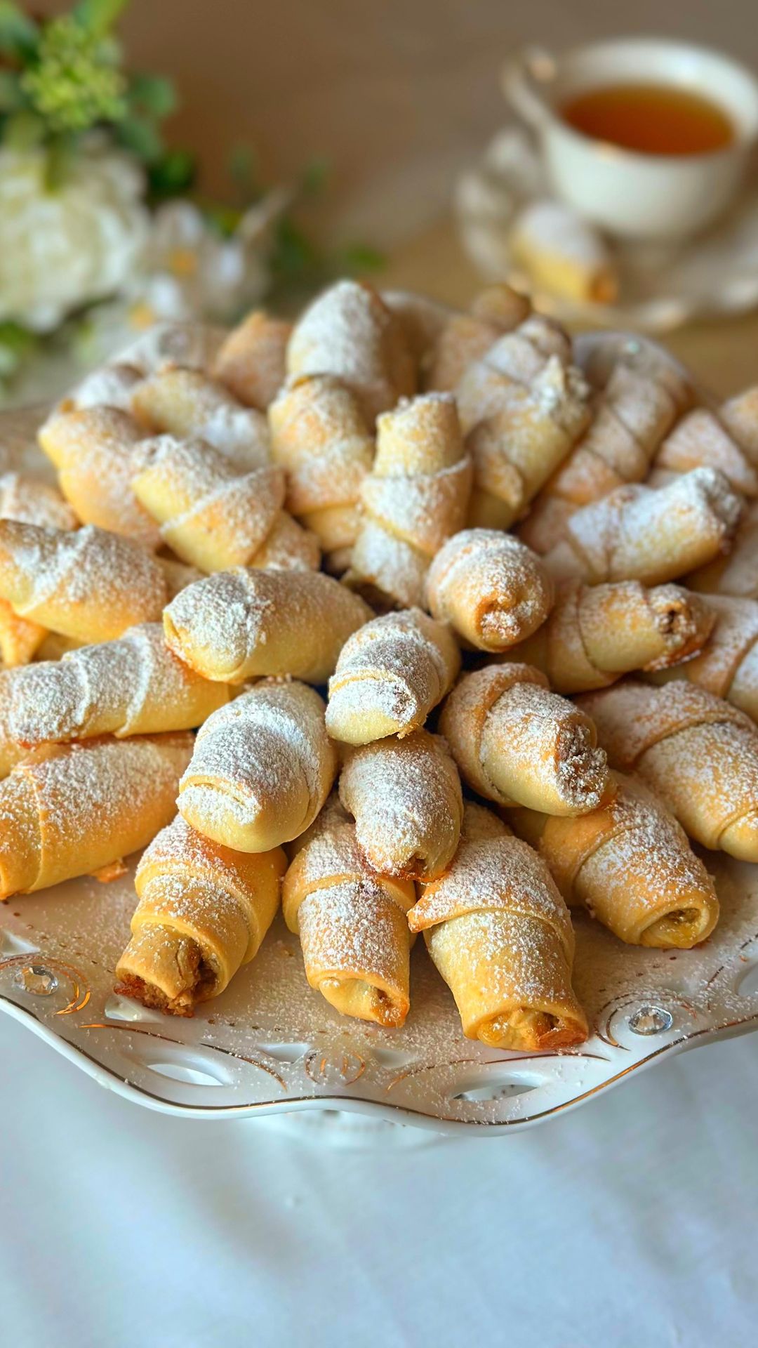 Nut-Filled Flaky Rolls Recipe