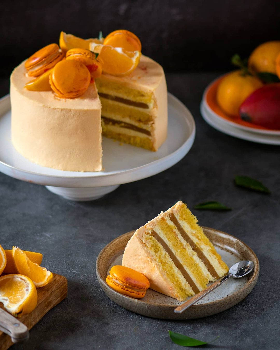 ORANGE & MANGO CAKE