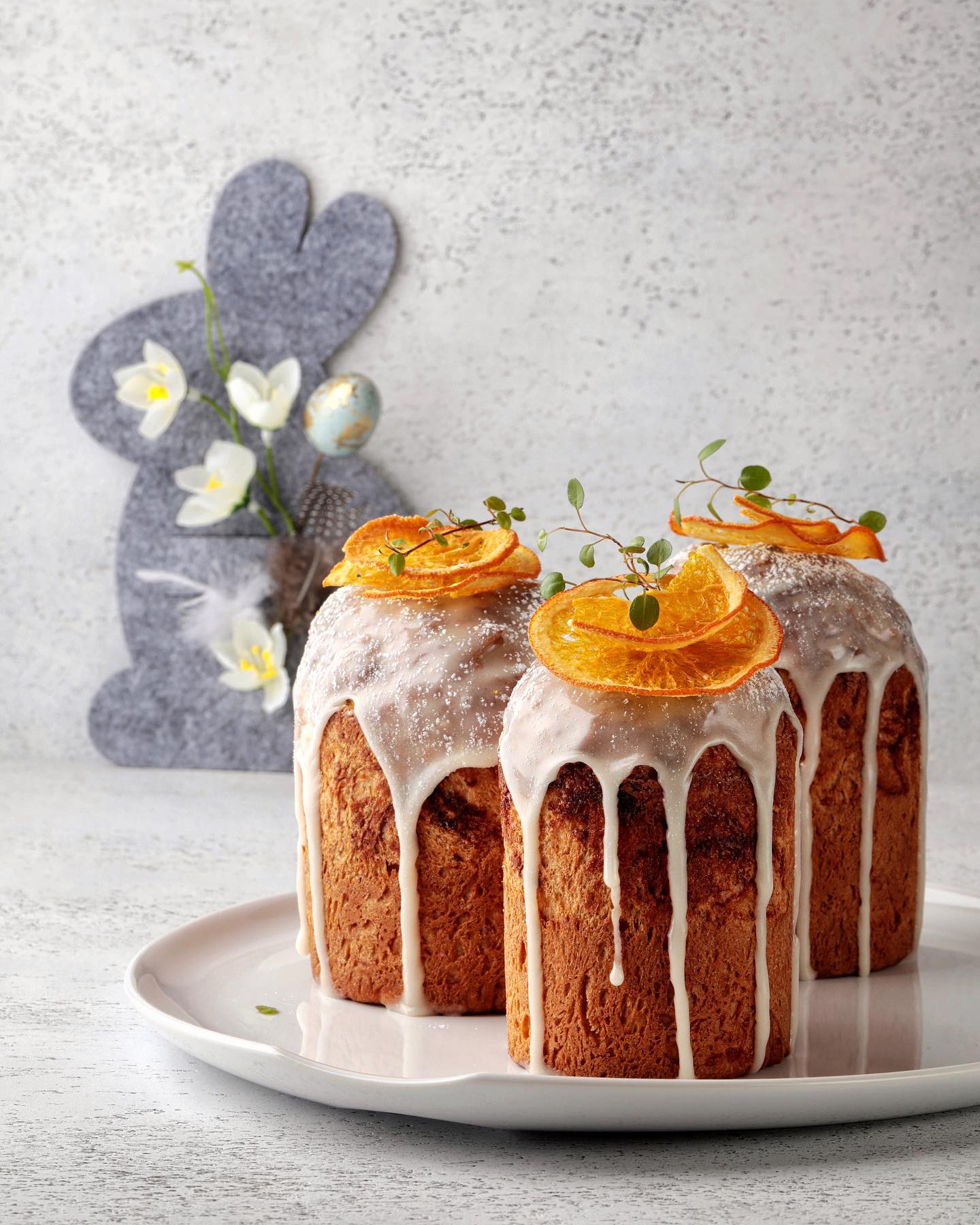 Orange Easter cake