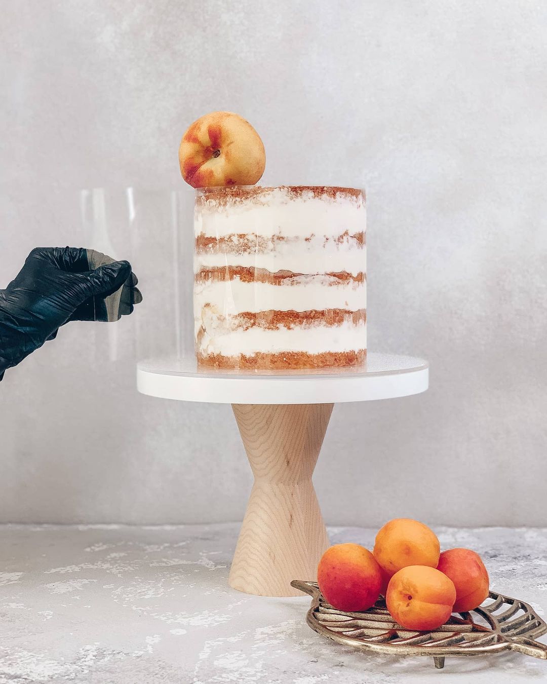 Peach yoghurt cake