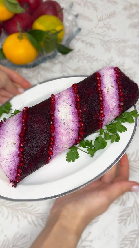 Pomegranate Bracelet Salad Recipe with Chicken