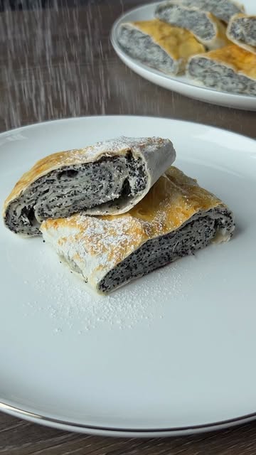 Quick Lavash Dessert with Poppy Seeds