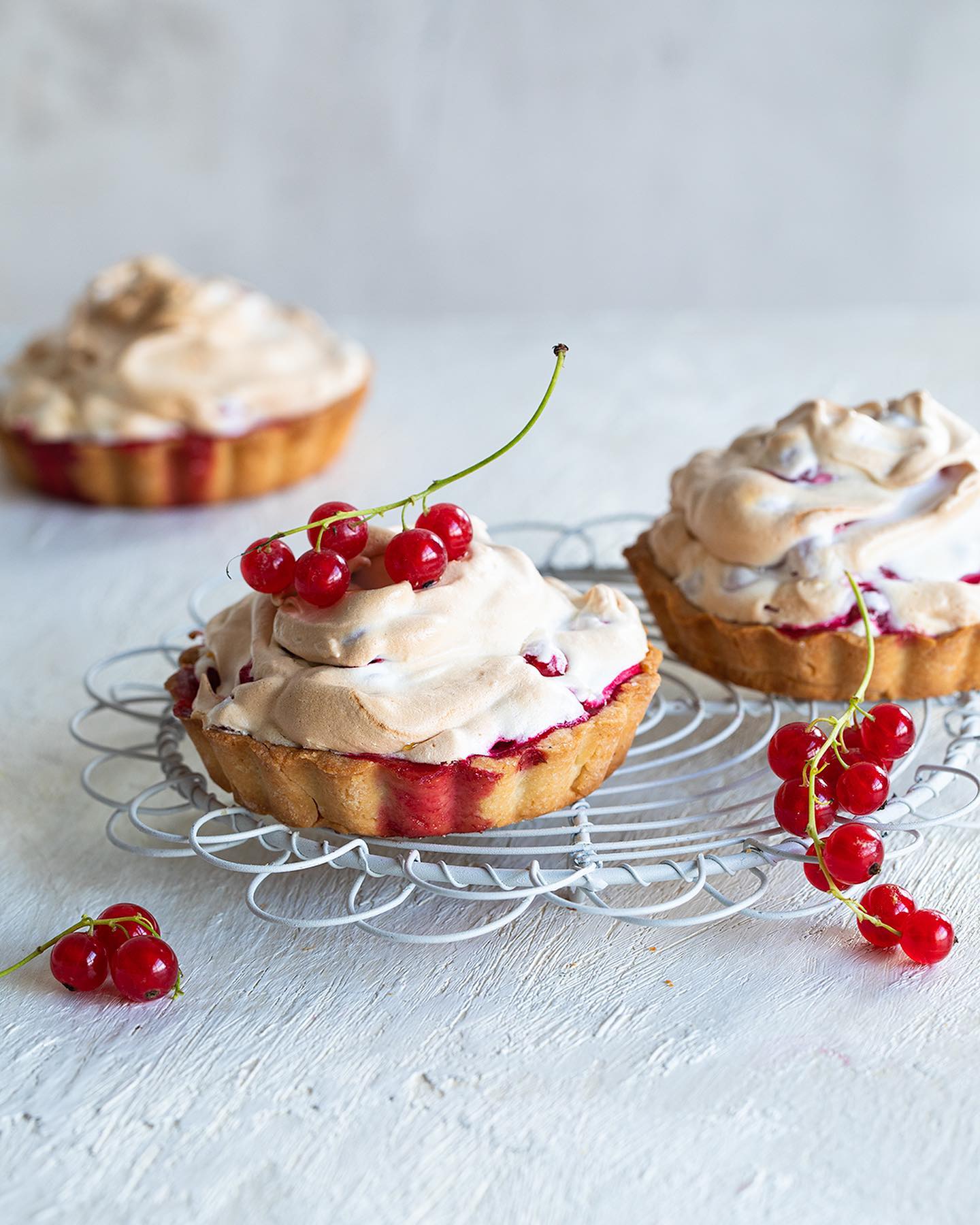 Redcurrant tartlets