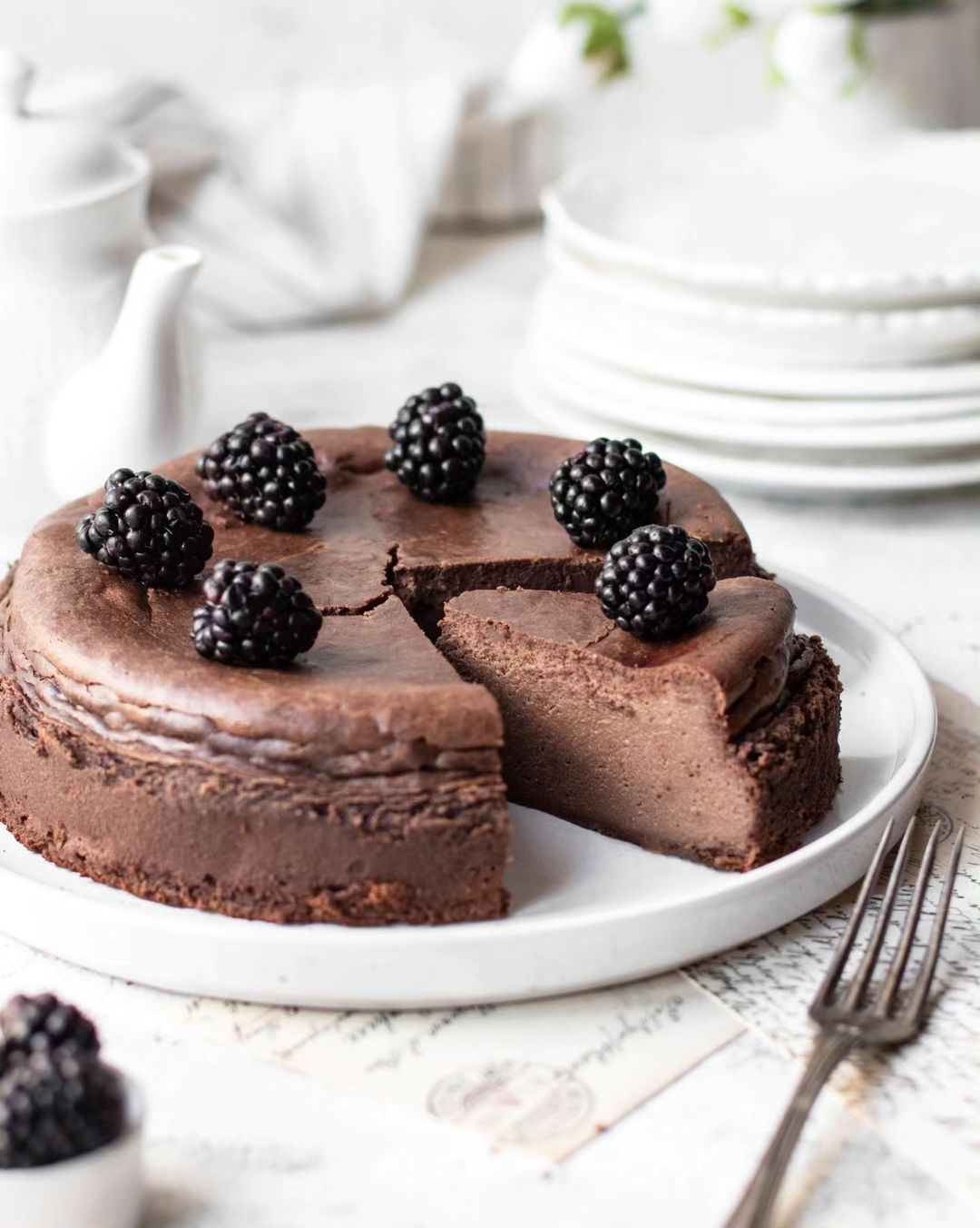 San Sebastian cheesecake (chocolate edition)