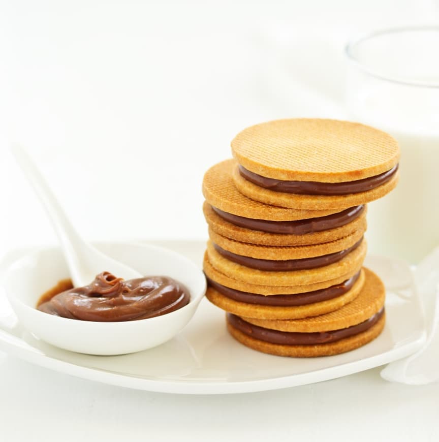 SHORTBREAD COOKIES WITH TOFFEE