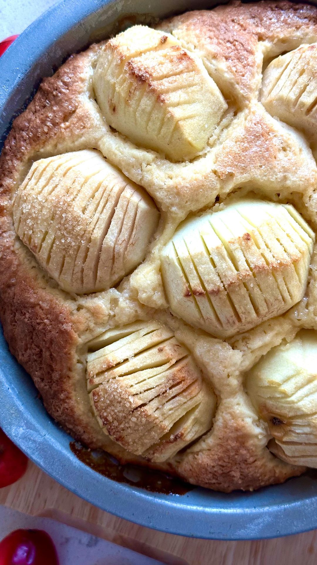 Simple Apple Pie with Fermented Baked Milk