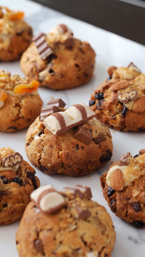 Trendy Giant Cookies in Three Flavors