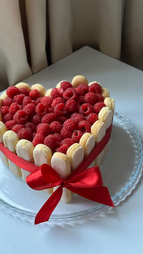 Valentine's Raspberry Tiramisu in 30 Minutes