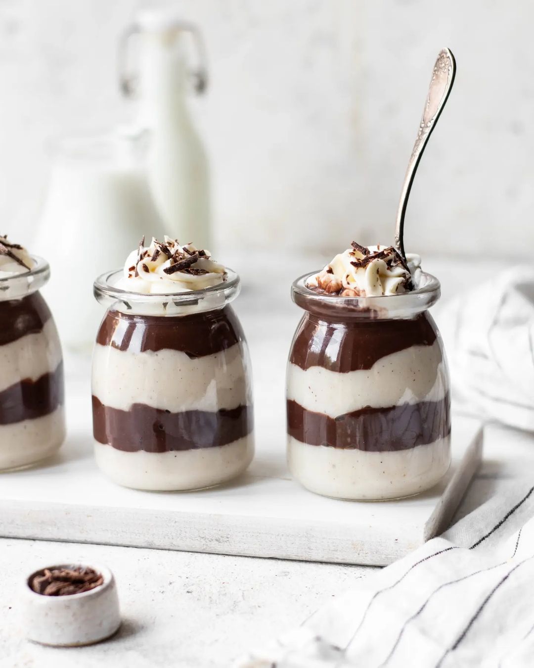 Vanilla & chocolate pudding