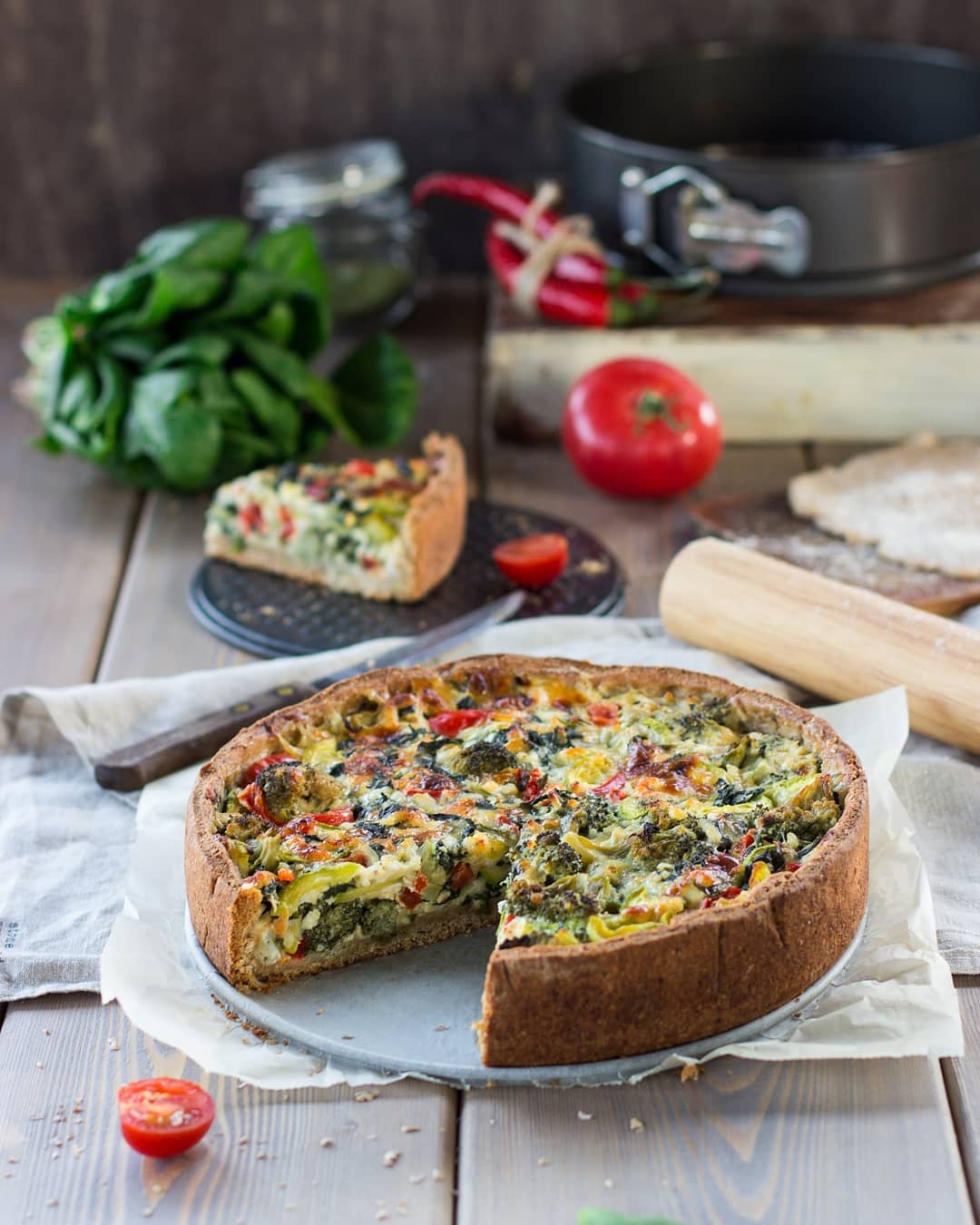 VEGETABLE QUICHE